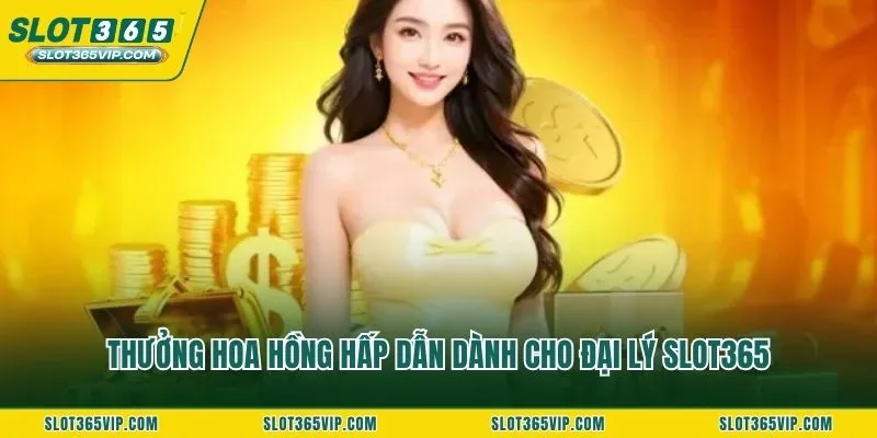 Thưởng hoa hồng hấp dẫn dành cho đại lý SLOT365